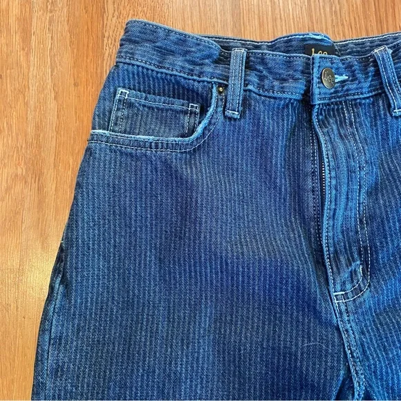 Vintage Style Railroad Lee Wide Leg Jeans - Picture 6 of 8